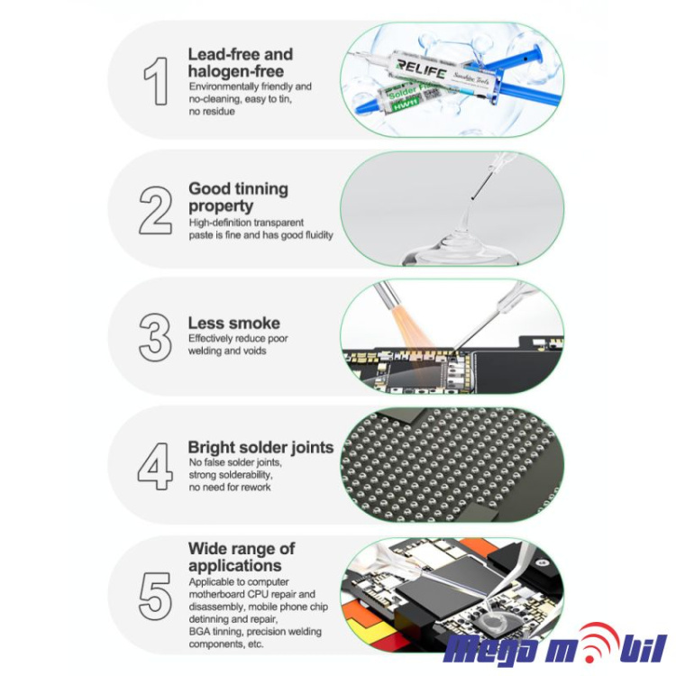 Pasta za lemenje RELIFE HW11